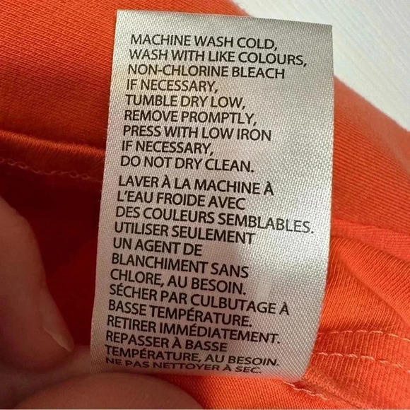 Weatherproof Vintage Shirt V-Neck Orange Size Large - Picture 8 of 16